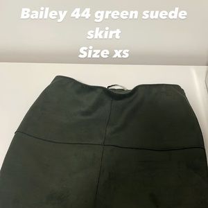 Bailey 44 Suede Mini Skirt